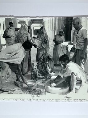Vintage 1986 RANAKPUR TEMPLE / JOHANNES ODE Photojournalist / THE HUNGER PROJECT